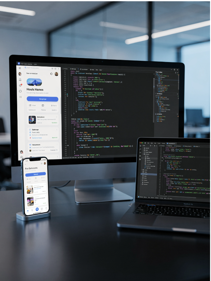 Full-stack development across web and mobile